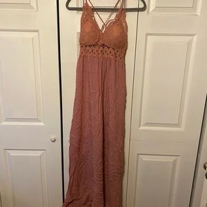 Pink lily Maxi dress